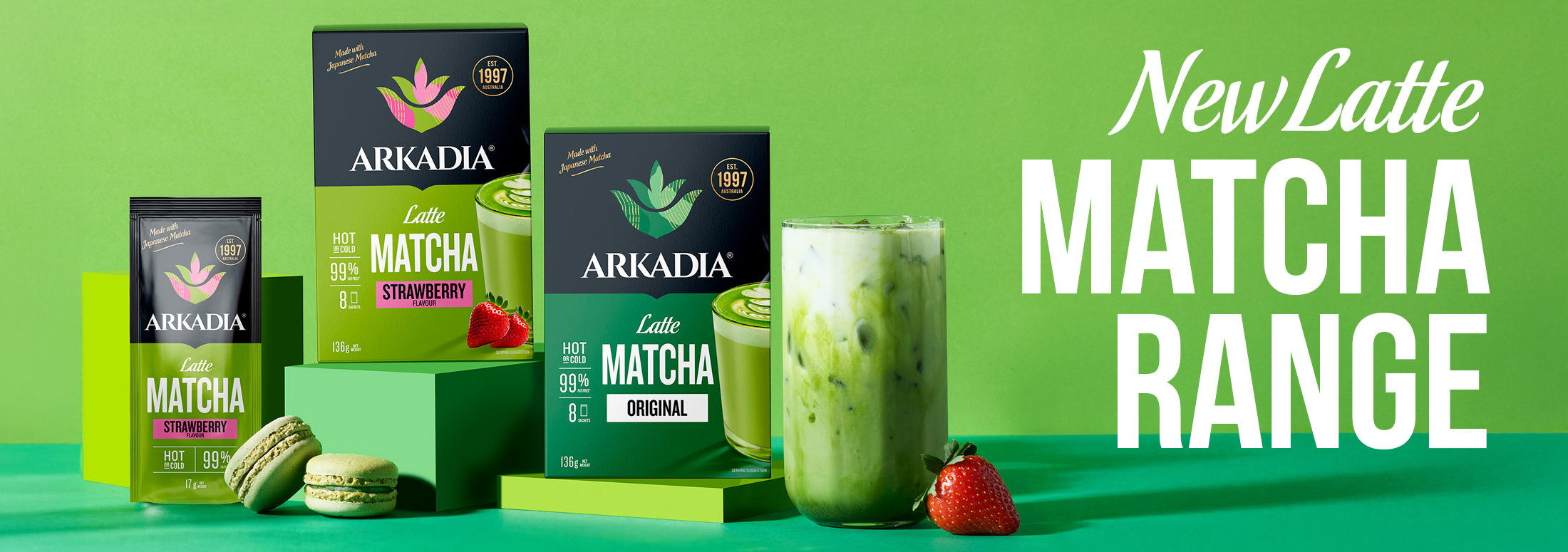 Arkadia Web Banners 2200x775 Sept Latte Matcha sachets