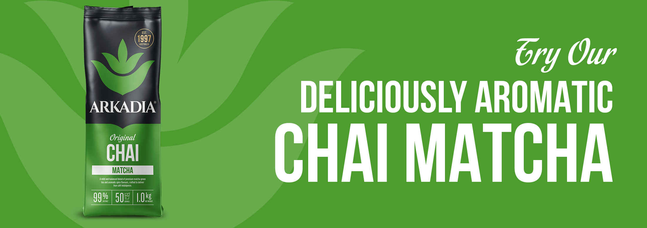 Arkadia web banner 2200x775 Chai Matcha