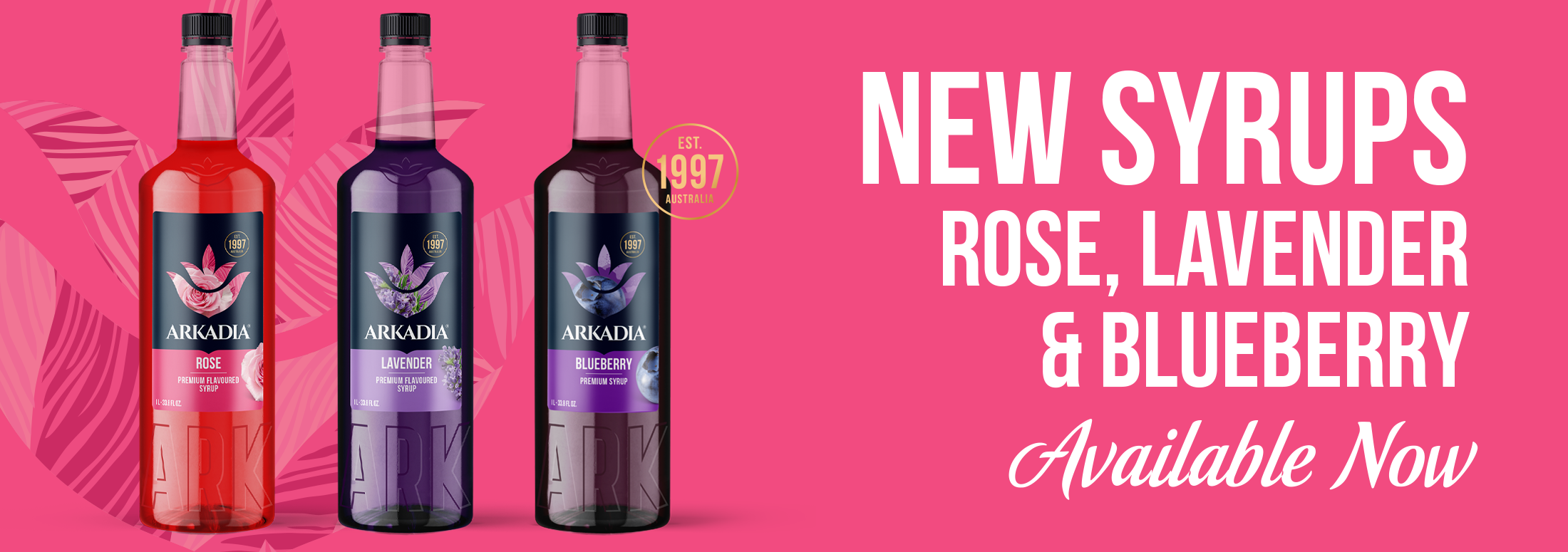 New Syrups Rose Lav Blueberry 2200x775