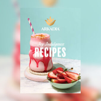 Arkadia Icy Indulgence Recipe Booklet Nov 2024 cover