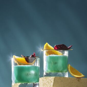 Blue Cuacao Syrup 002 Portrait Star