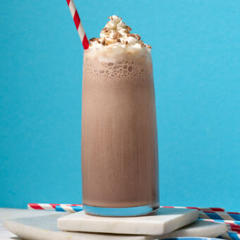 Chocolate Creme Brulee Frappe Crop