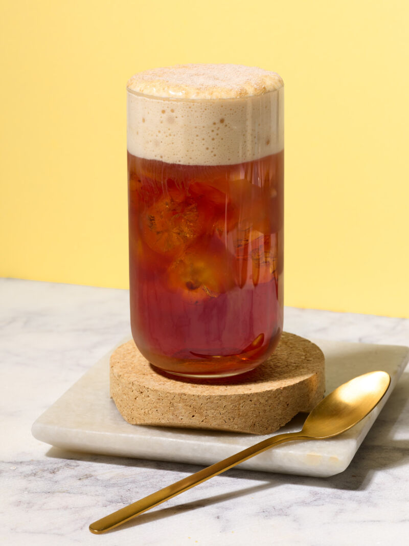 Iced Tea Vanilla Chai Cold Foam Crop